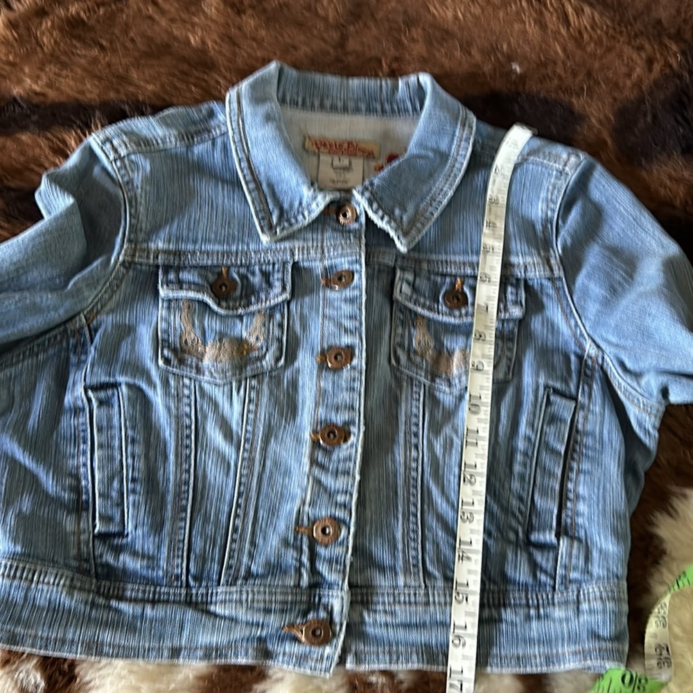 Upcycled jean jacket - Picture 4 of 7
